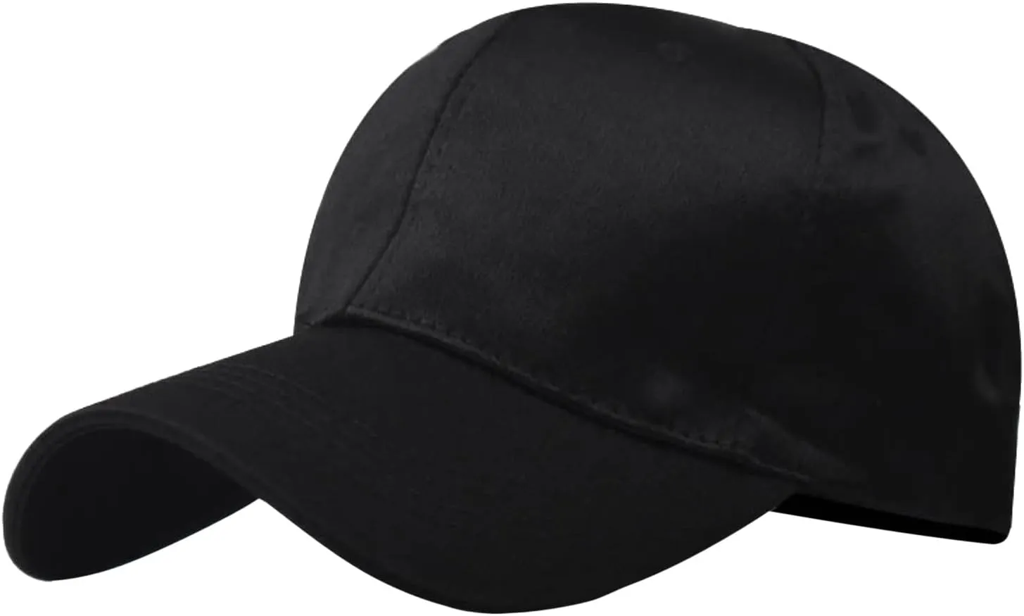 Womens Satin Trucker Low Profile Hats Classic Adjustable Plain Hiking Running Baseball Caps Summer Beach Dad Hats