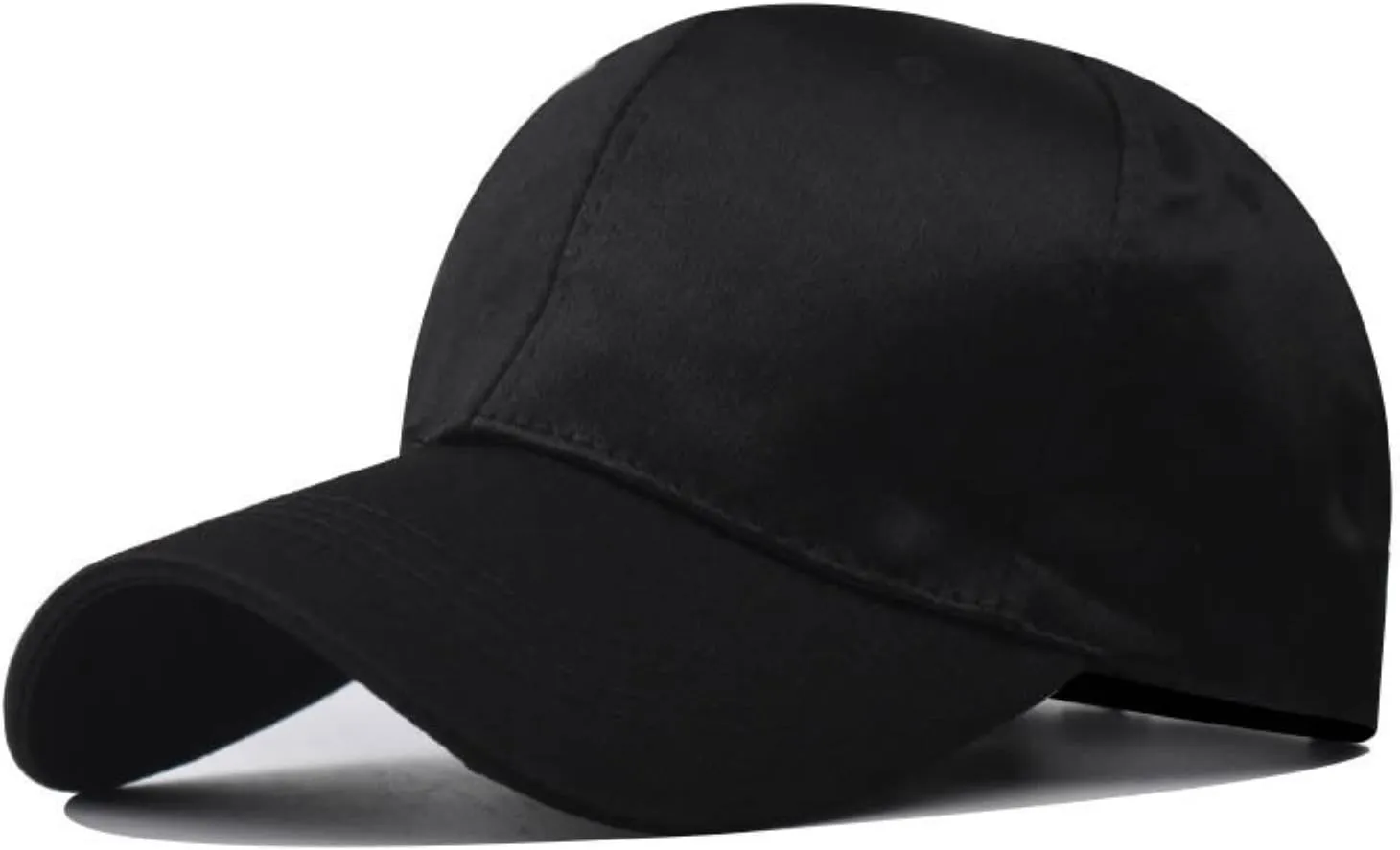 Womens Satin Trucker Low Profile Hats Classic Adjustable Plain Hiking Running Baseball Caps Summer Beach Dad Hats