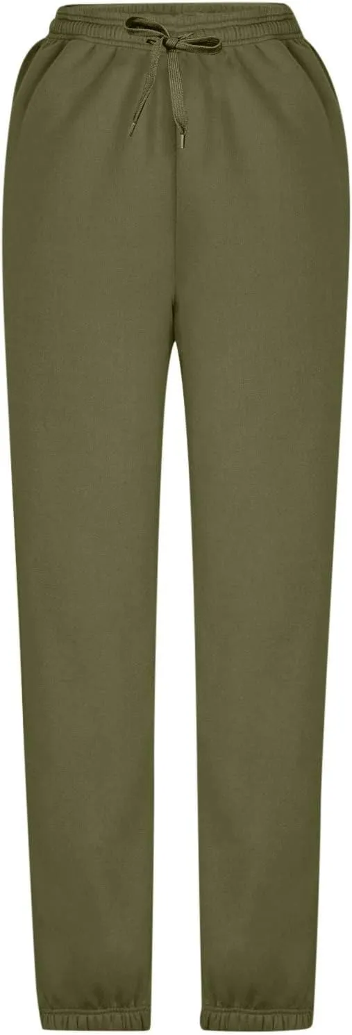 Women's Sweatpants Joggers Relaxed Fit Comfy Baggy Athletic Gym Jogger Sweatpants Elastic Drawstring Lounge Trousers