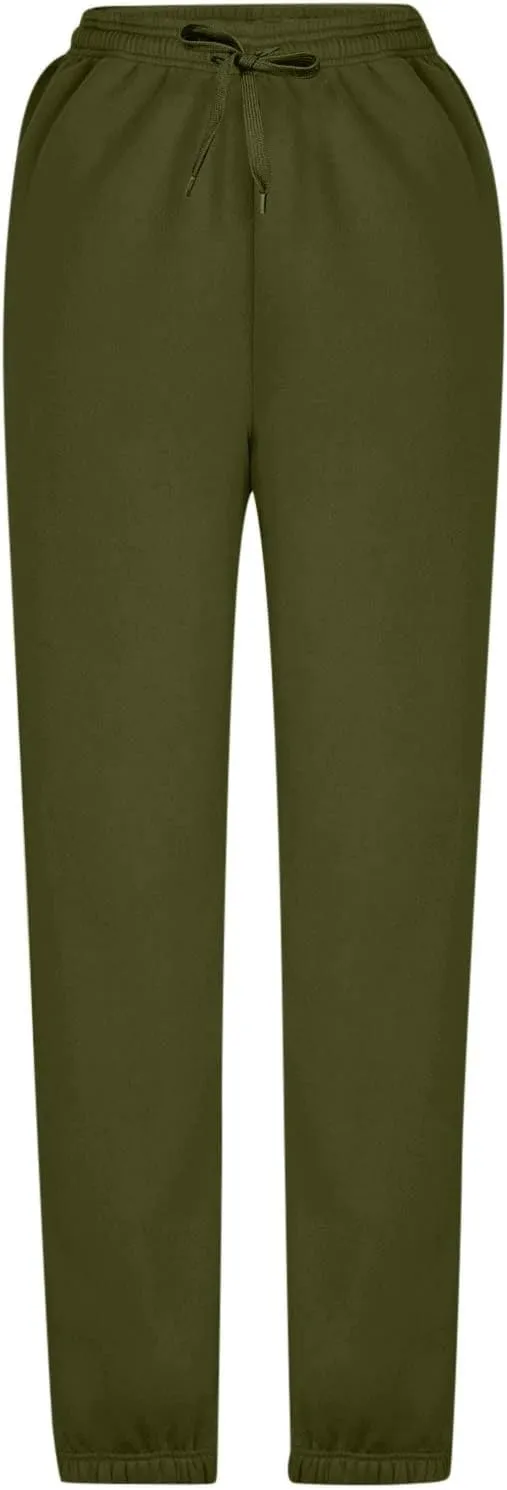 Women's Sweatpants Joggers Relaxed Fit Comfy Baggy Athletic Gym Jogger Sweatpants Elastic Drawstring Lounge Trousers
