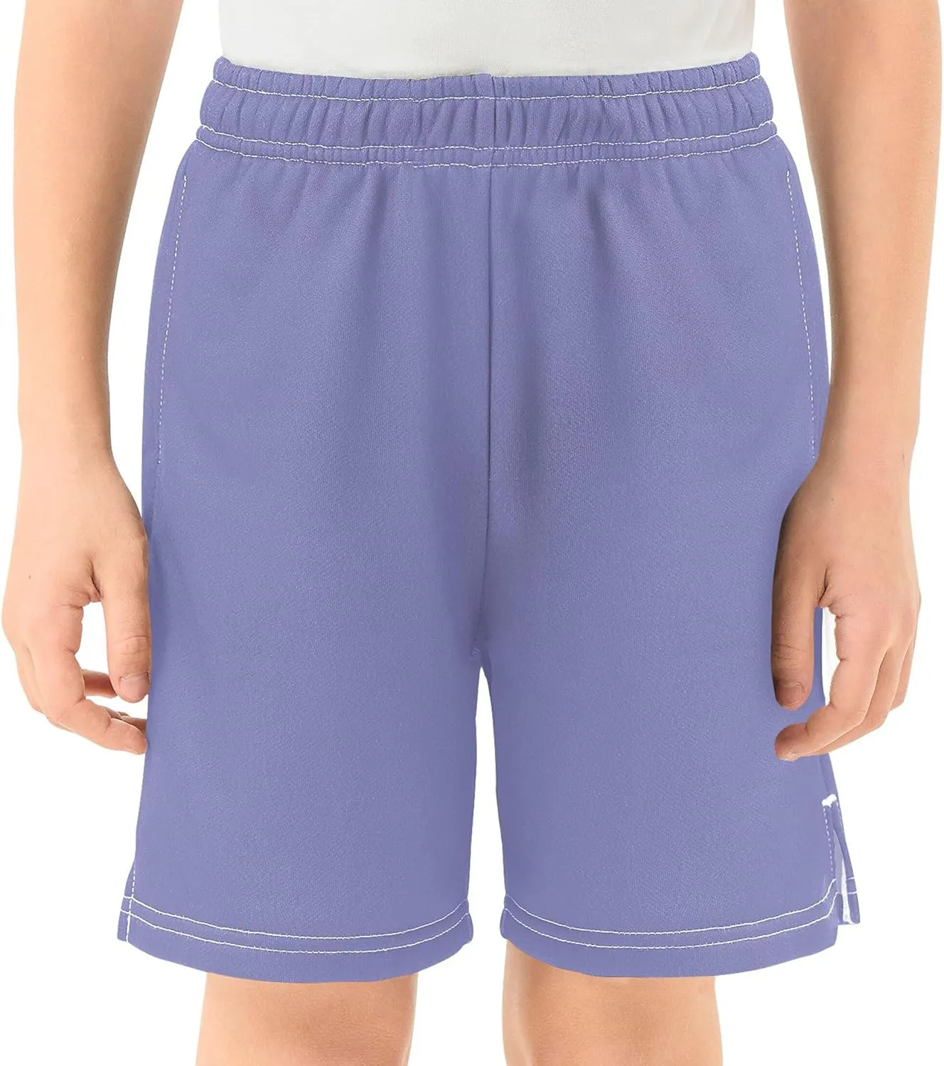 Youth Boys Cargo Shorts Lightweight Athletic Running Workout Shorts with Pockets