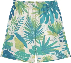 Youth Boys Cargo Shorts Lightweight Athletic Running Workout Shorts with Pockets