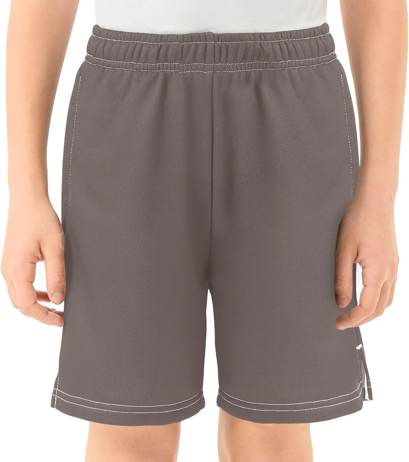 Youth Boys Cargo Shorts Lightweight Athletic Running Workout Shorts with Pockets
