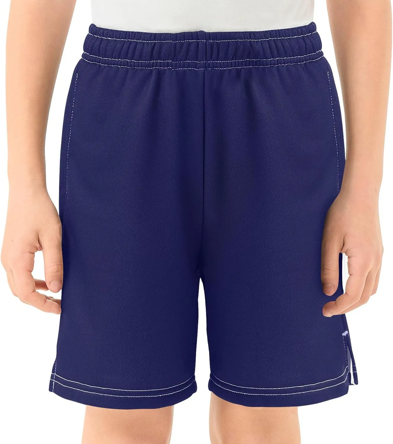 Youth Boys Cargo Shorts Lightweight Athletic Running Workout Shorts with Pockets