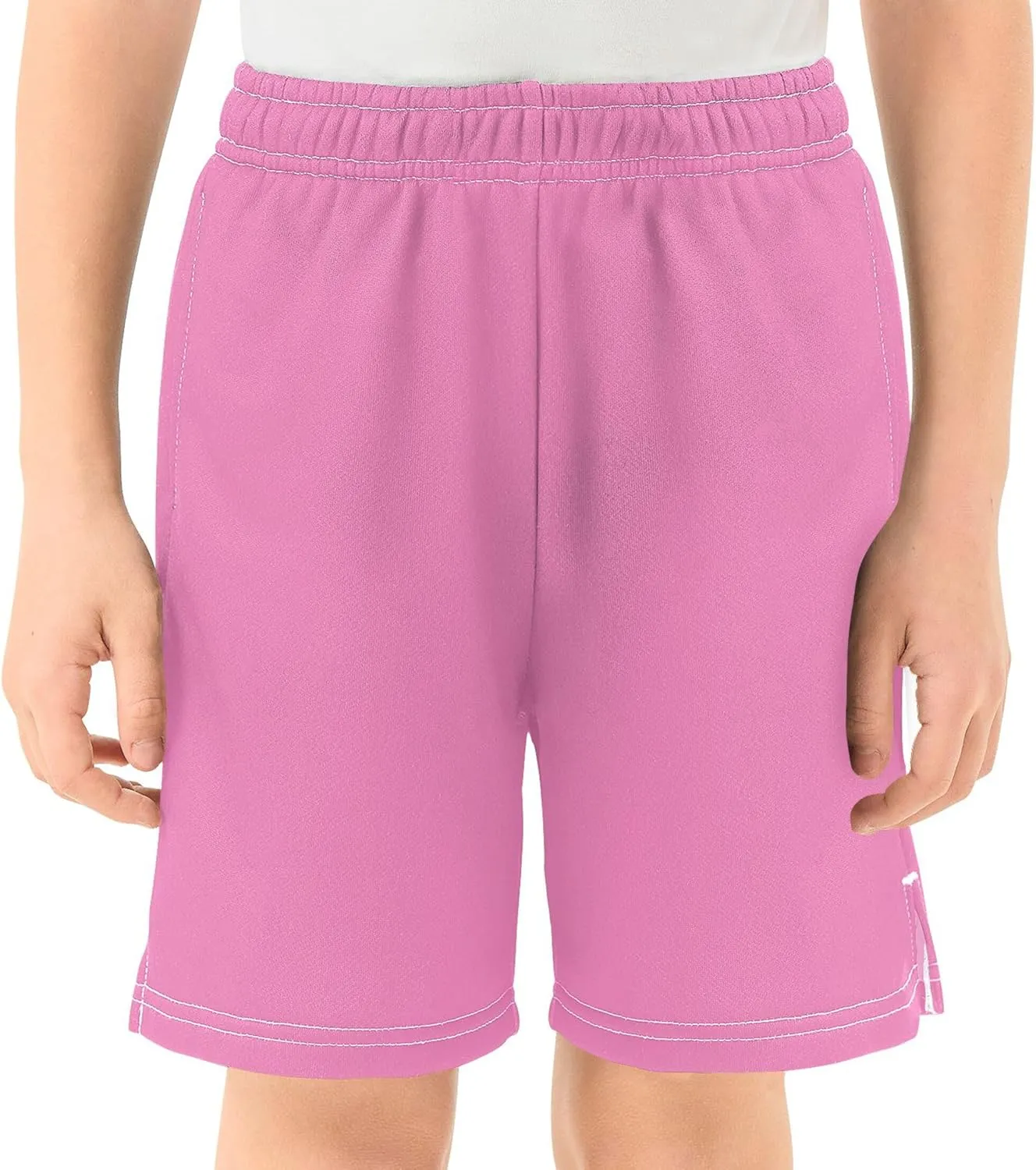 Youth Boys Cargo Shorts Lightweight Athletic Running Workout Shorts with Pockets