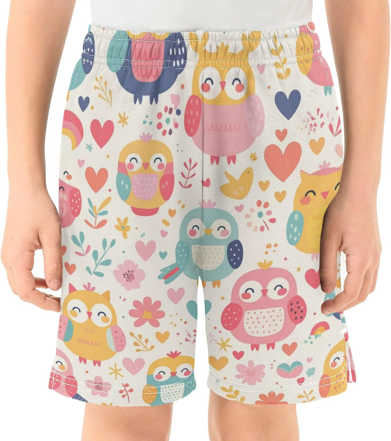 Youth Boys Cargo Shorts Lightweight Athletic Running Workout Shorts with Pockets