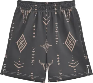 Youth Boys Cargo Shorts Lightweight Athletic Running Workout Shorts with Pockets