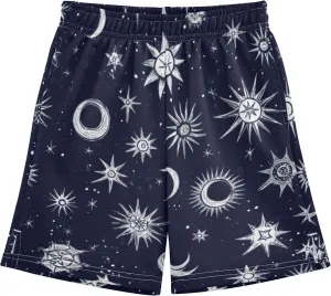 Youth Boys Cargo Shorts Lightweight Athletic Running Workout Shorts with Pockets