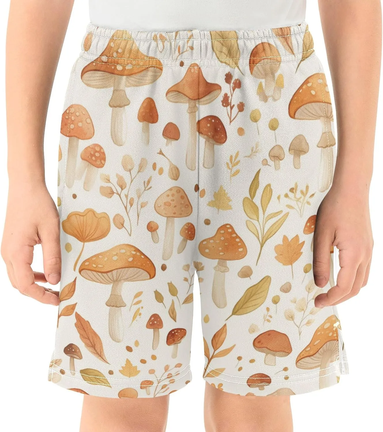 Youth Boys Cargo Shorts Lightweight Athletic Running Workout Shorts with Pockets