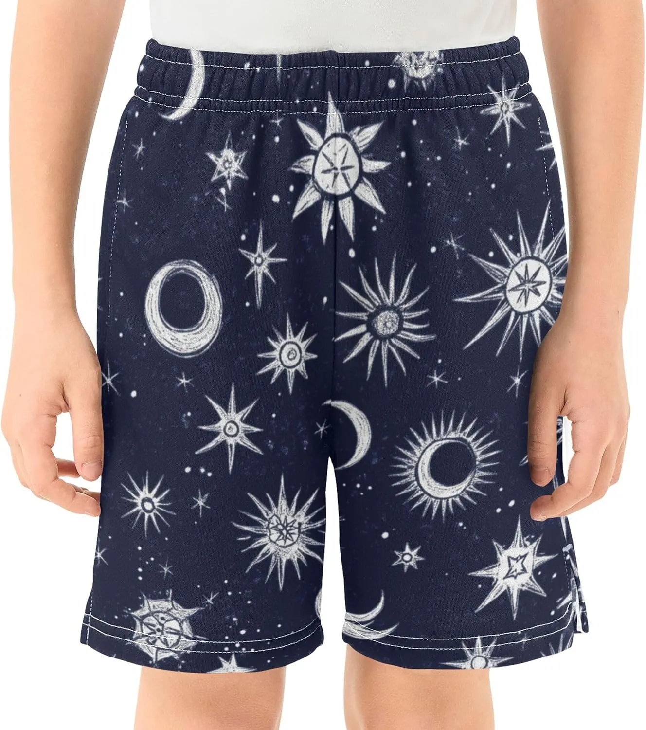 Youth Boys Cargo Shorts Lightweight Athletic Running Workout Shorts with Pockets
