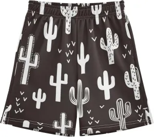 Youth Boys Cargo Shorts Lightweight Athletic Running Workout Shorts with Pockets