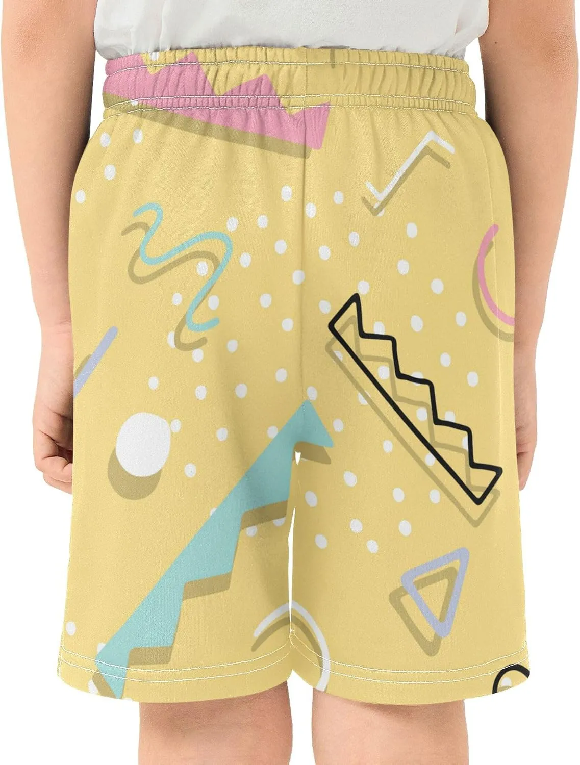 Youth Boys Cargo Shorts Lightweight Athletic Running Workout Shorts with Pockets
