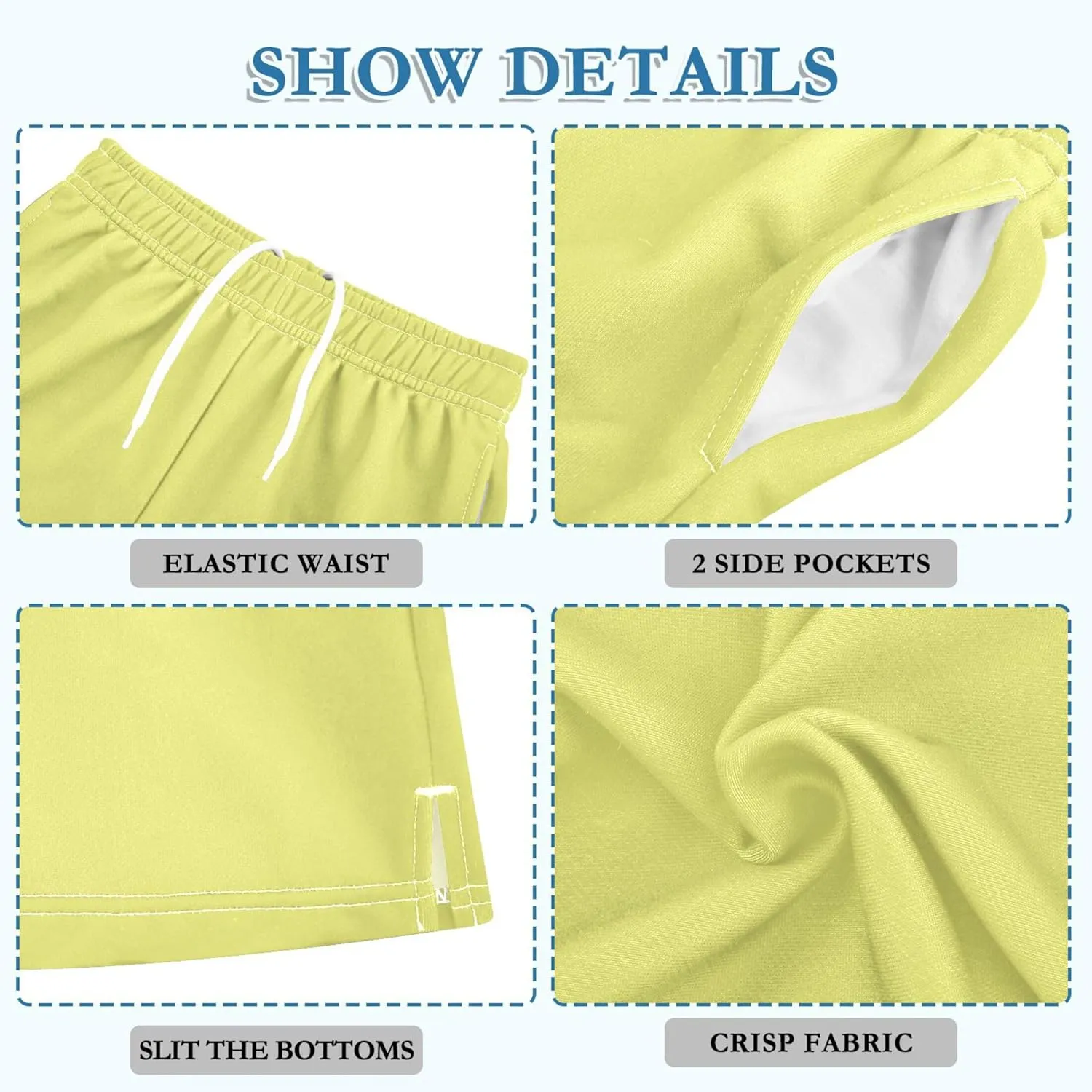 Youth Boys Cargo Shorts Lightweight Athletic Running Workout Shorts with Pockets