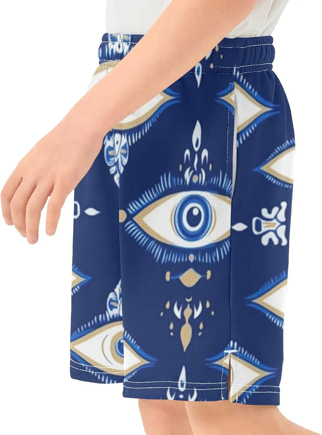 Youth Boys Cargo Shorts Lightweight Athletic Running Workout Shorts with Pockets