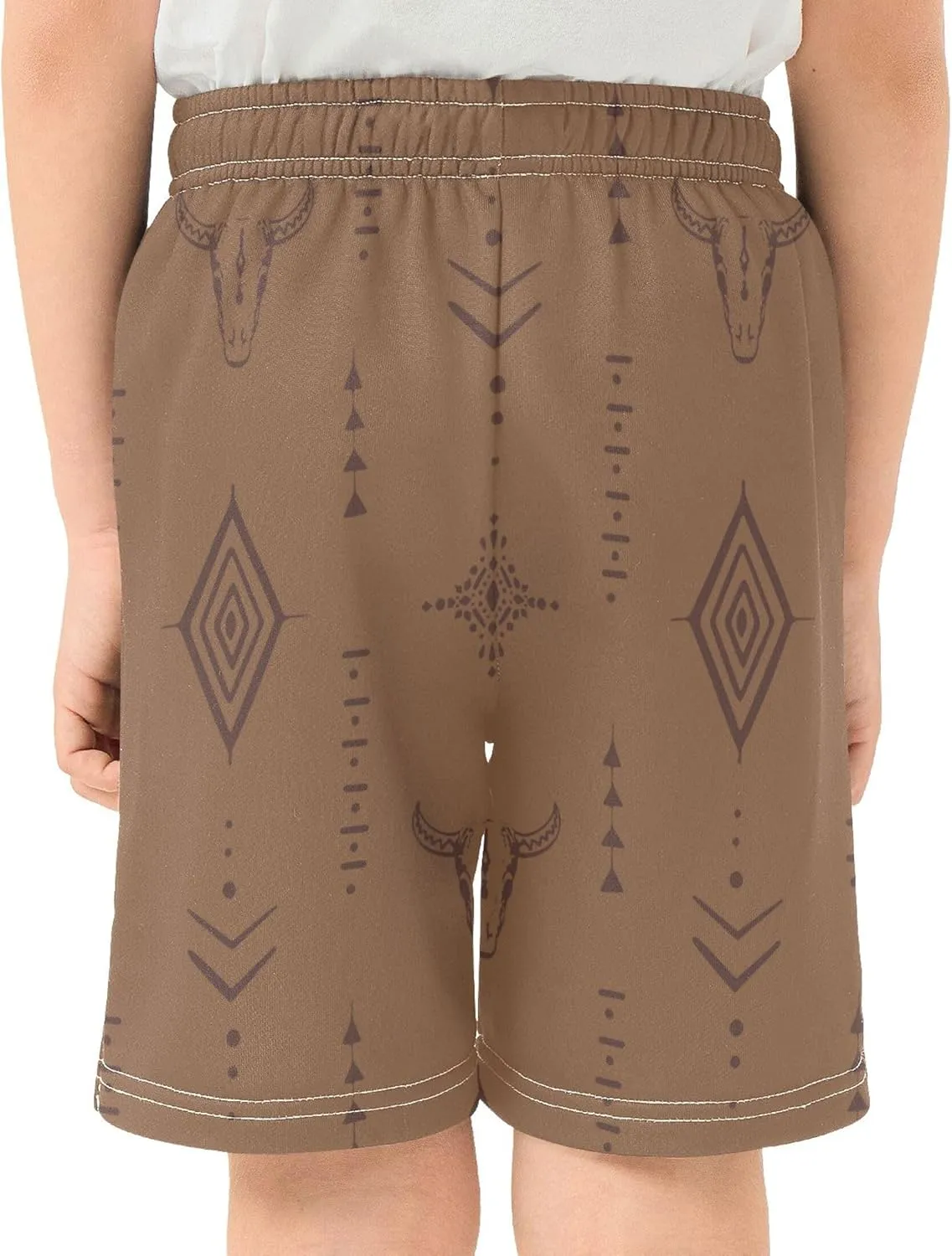 Youth Boys Cargo Shorts Lightweight Athletic Running Workout Shorts with Pockets