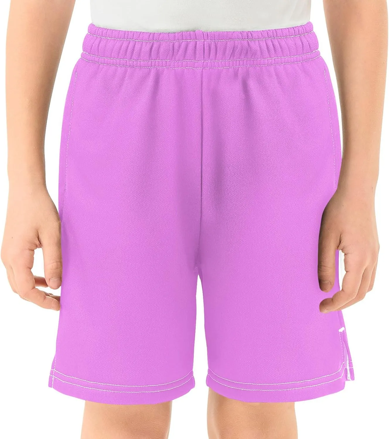 Youth Boys Cargo Shorts Lightweight Athletic Running Workout Shorts with Pockets