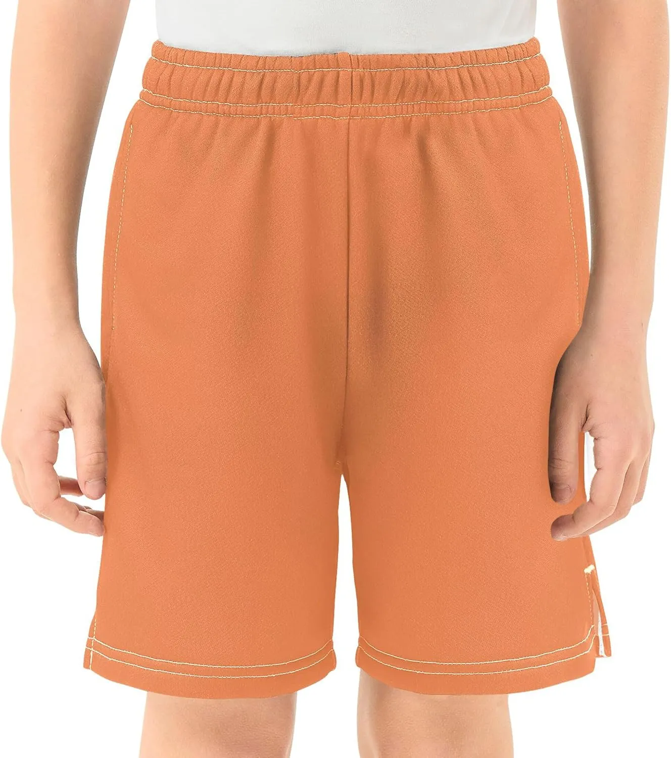 Youth Boys Cargo Shorts Lightweight Athletic Running Workout Shorts with Pockets