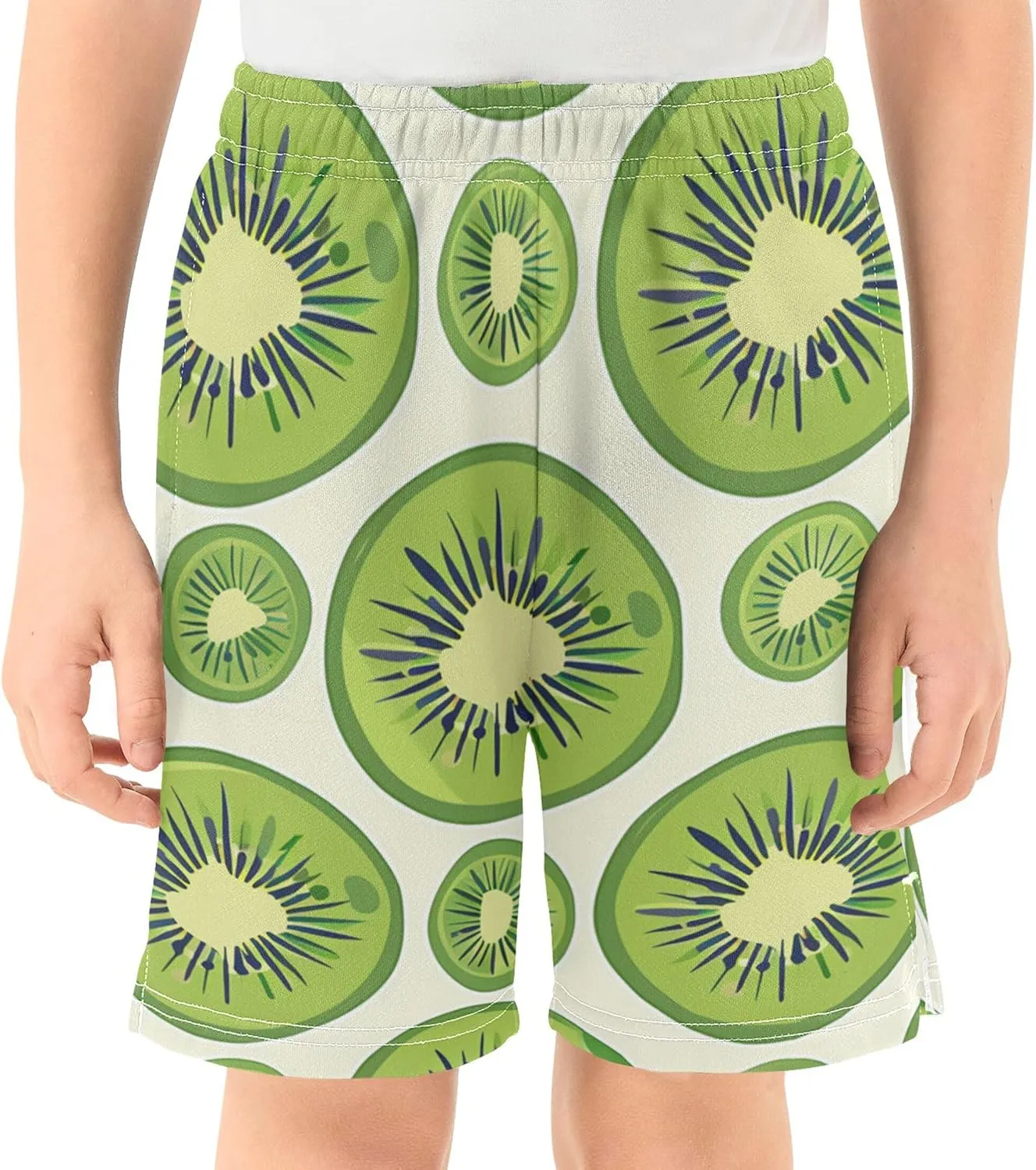 Youth Boys Cargo Shorts Lightweight Athletic Running Workout Shorts with Pockets