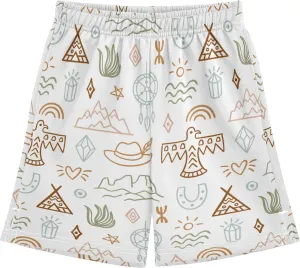 Youth Boys Cargo Shorts Lightweight Athletic Running Workout Shorts with Pockets