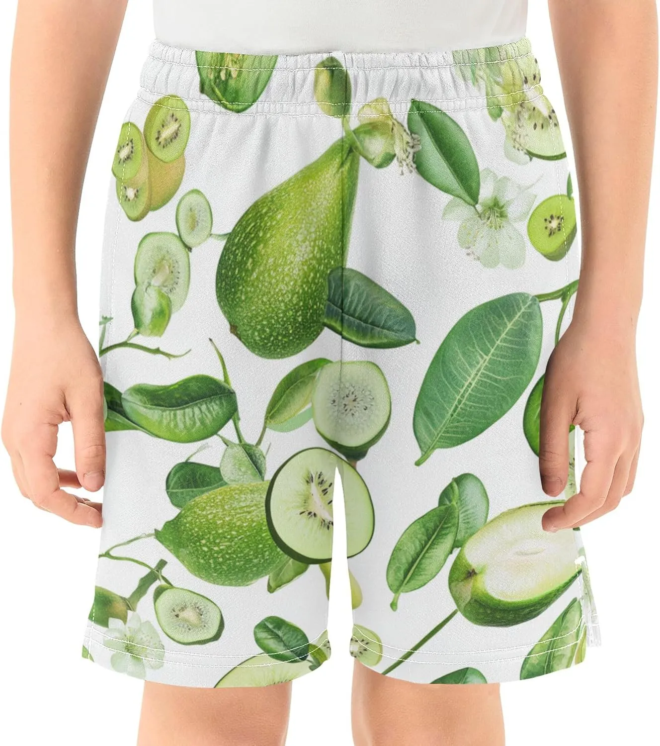 Youth Boys Cargo Shorts Lightweight Athletic Running Workout Shorts with Pockets