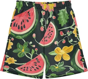 Youth Boys Cargo Shorts Lightweight Athletic Running Workout Shorts with Pockets