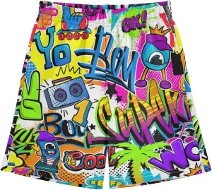 Youth Boys Cargo Shorts Lightweight Athletic Running Workout Shorts with Pockets