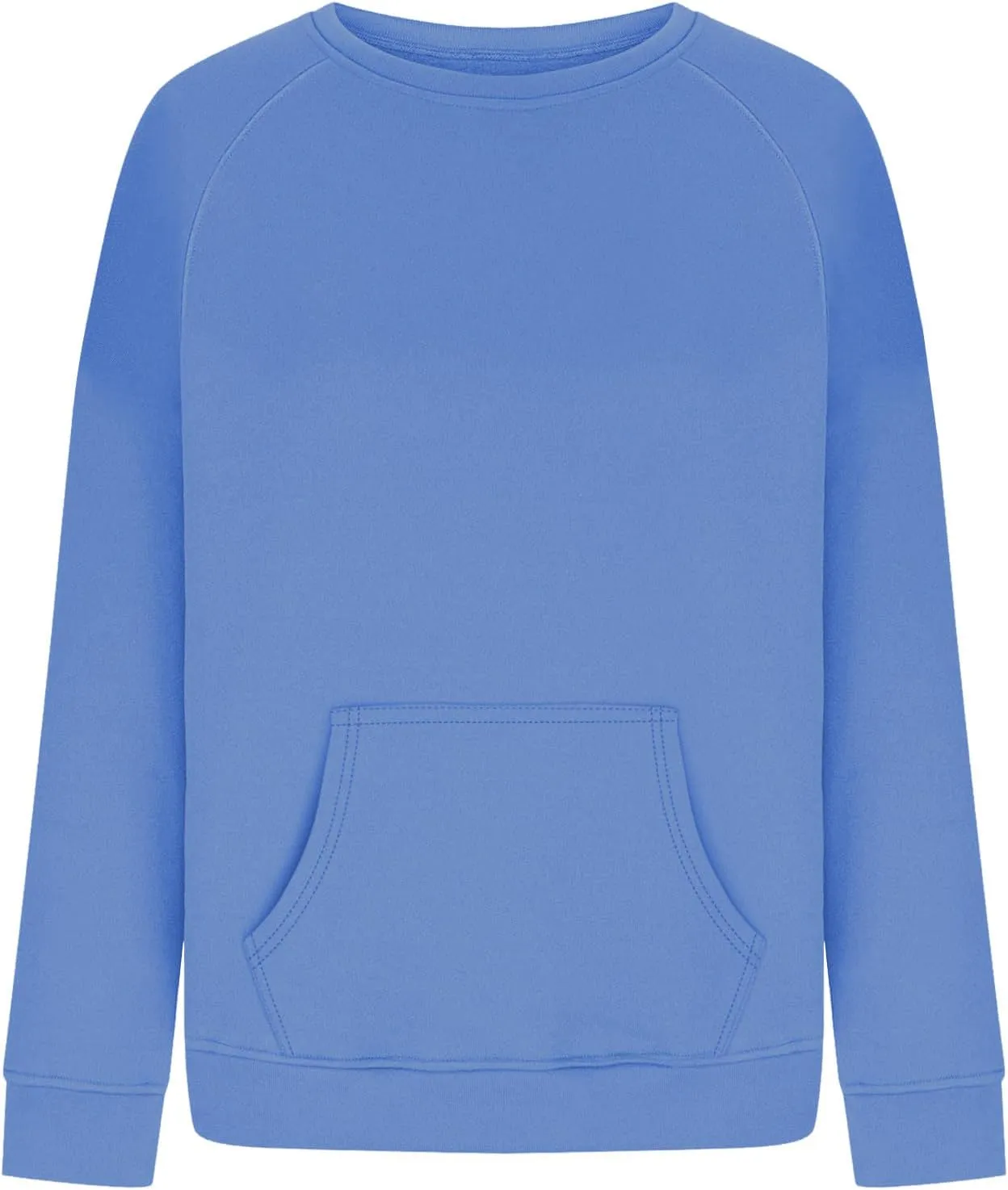 ZDRZK Crewneck Sweatshirts Women Y2K Fall Winter Fleece Fashion Sweatshirt Long Sleeve Casual Slouchy Fit Pullover Tops
