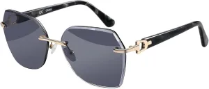 ZENOTTIC Oversized Rimless Sunglasses for Women Geometric Diamond Cutting Gradient Lens UV Protection Fashion Shades Trendy
